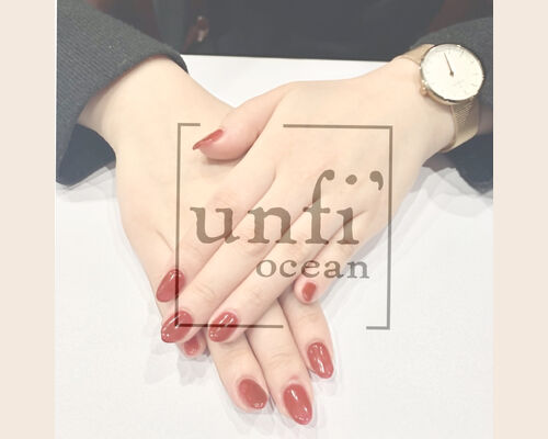 日立のネイルサロンで人気のジェルネイルデザインを美容室で〜unfi'ocean【アンフィオーシャン】〜