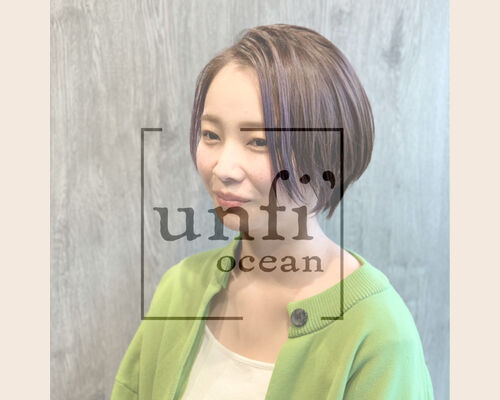 日立市の美容室で大人気のショートヘアやハイトーンカラー〜unfi'ocean【アンフィオーシャン】〜