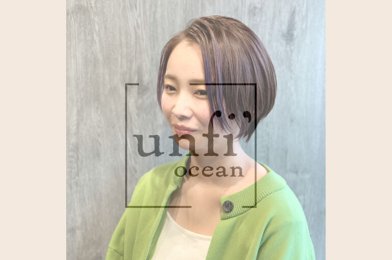 日立市の美容室で大人気のショートヘアやハイトーンカラー〜unfi'ocean【アンフィオーシャン】〜