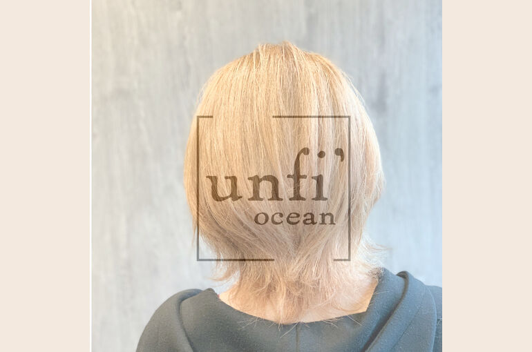 日立の大甕にある美容室で人気のハイトーンカラー〜unfi'ocean【アンフィオーシャン】〜