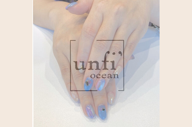 日立の美容室で人気のジェルネイルのデザイン〜unfi'ocean【アンフィオーシャン】〜