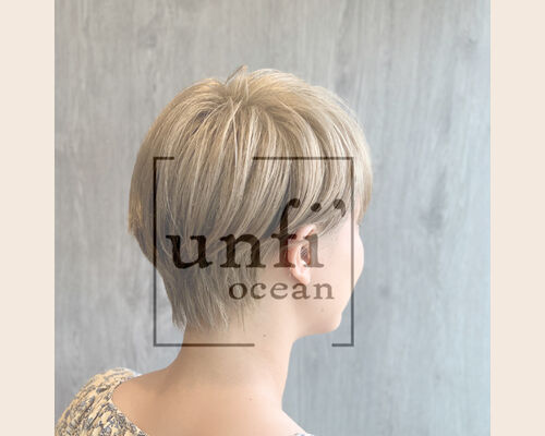 茨城で人気のハイトーンのハンサムショートなら日立へ〜unfi'ocean【アンフィオーシャン】〜