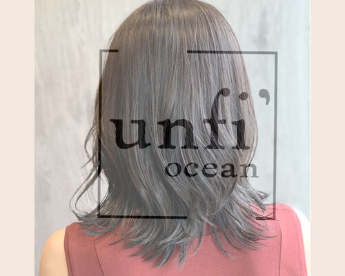 日立の美容室で大人女性にも大人気の韓国風ヘアならミディアム〜unfi'ocean【アンフィオーシャン】〜