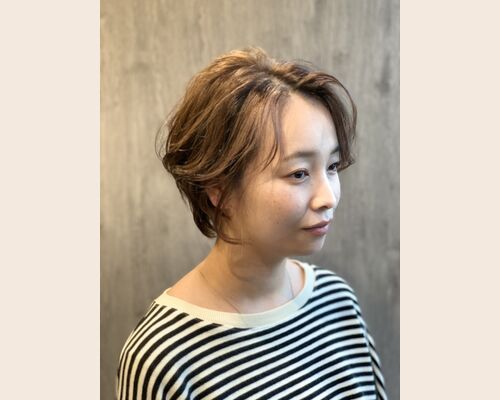 unfi'ocean(アンフィオーシャン)で人気のショートヘアで大人可愛いスタイル|茨城県日立の美容室|美容院|ヘアサロン